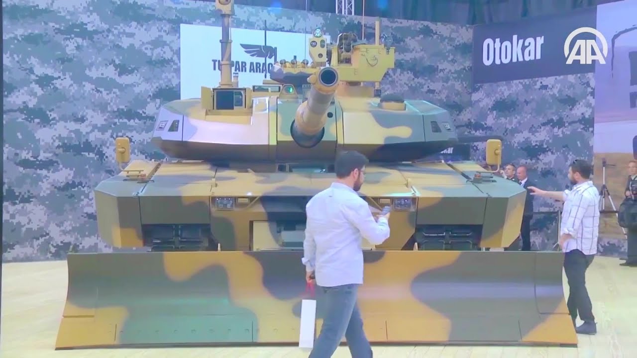 Anadolu Agency - Altay AHT Urban Operations Main Battle Tank At IDEF 2017 [1080p]